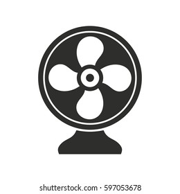 Fan vector icon. Illustration isolated for graphic and web design.