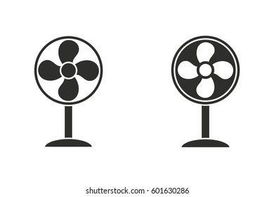 Fan vector icon. Illustration isolated for graphic and web design.