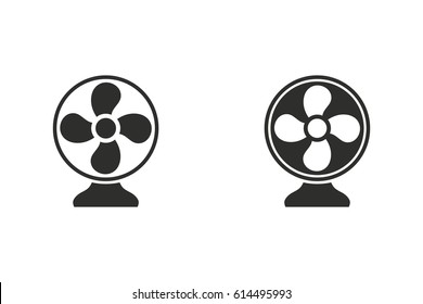 Fan vector icon. Illustration isolated for graphic and web design.