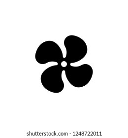 fan vector icon. fan sign on white background. fan icon for web and app
