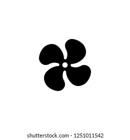 fan vector icon. fan sign on white background. fan icon for web and app