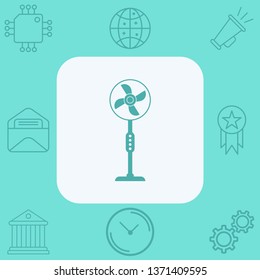 Fan vector icon sign symbol