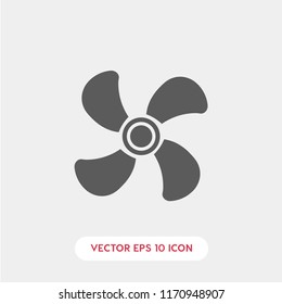Fan vector icon, ventilator symbol.  Linear style sign for mobile concept and web design. fan symbol logo illustration. vector graphics - Vector.