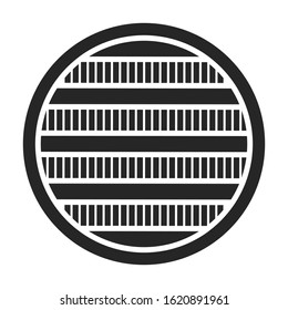 Fan vector icon.Black vector icon isolated on white background fan.