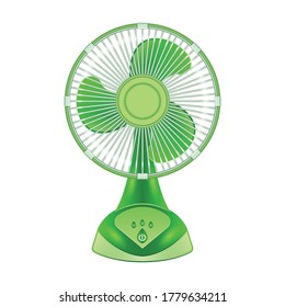 Fan vector icon.Realistic vector icon isolated on white background fan.