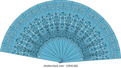 Fan. Vector illustration