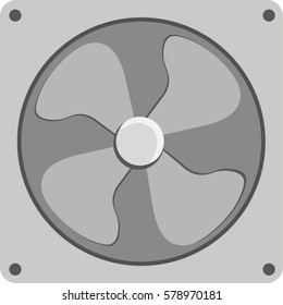 Fan - Vector Illustration