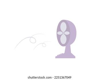 Fächer-Vektorgrafik-Flachbild-Design