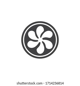 Fan vector illustration icon Template design