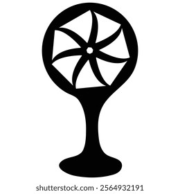 fan, vector, illustration, isolated, air, cool, wind, graphic, blowing,  electronic, climate, heat, machine, standing, system, circuit, comfortable