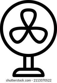 Fan Vector illustration on a transparent background.Premium quality symmbols.Glyphs vector icon for concept and graphic design. 