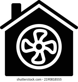 Fan Vector illustration on a transparent background. Premium quality symmbols. Glyphs vector icons for concept and graphic design.