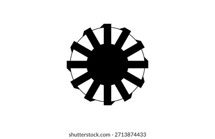 Vector del ventilador, ilustración del ventilador en blanco