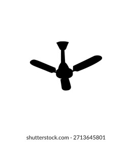 Vector del ventilador, ventilador aislado en blanco, icono del ventilador
