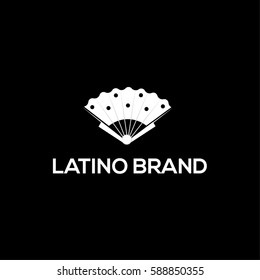 Fan vector logo design template