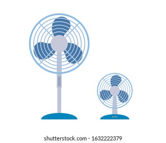 Fan Vector Set, Table Fan for Your Illustration