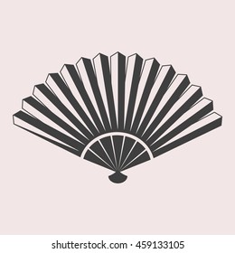 Fan web icon. Isolated illustration