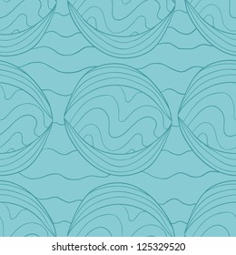 Fancy abstract vector seamless pattern