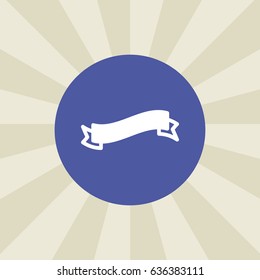 fancy banner icon. sign design. background