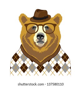 fancy bear portrait