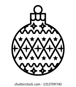 Fancy birthday bubble decoration icon 
