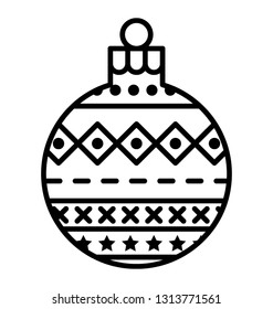 Fancy birthday bubble decoration icon 