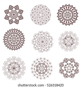 fancy collection of graceful arabesques for your design