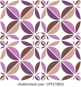 fancy colorful geometric seamless pattern with round shapes