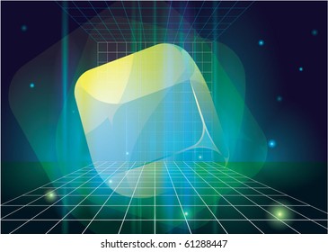 Fancy cubes. Vector.