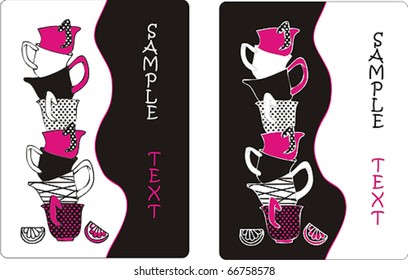 fancy cup set
