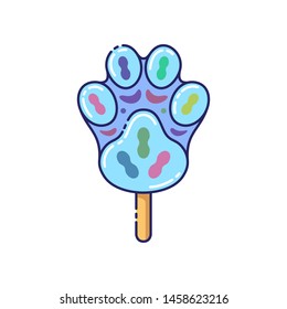 Fancy cute popsicle clean design illustration