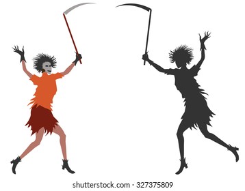Fancy dress - Zombie woman-death