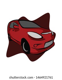fancy and elegant city car illustrations