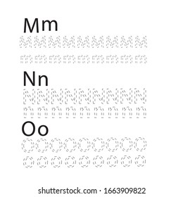 fancy english alphabet from A to Z