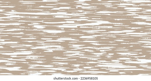 Fancy fabric linen, blended stripes with washed coat surface tile jacquard texture digital printing pattern design. Yarns for sports style. Vector fabric seamless pattern. Abstract natural textured