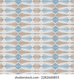 Fancy fabric linen, blended with stripes washed coat surface tile jacquard texture digital printing pattern design. Yarns for sports style. Vector fabric seamless pattern. Abstract natural textured