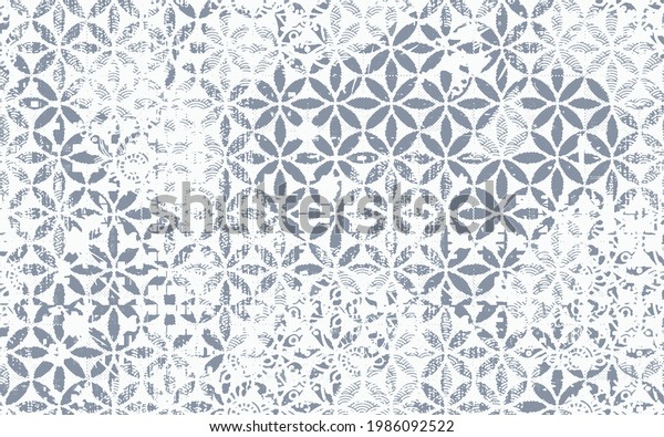 Fancy fabric linen, blended with washed coat surface\
tile  jacquard  texture digital printing pattern design. Yarns for\
sports style.  Vector fabric seamless pattern. Abstract natural\
textured 
