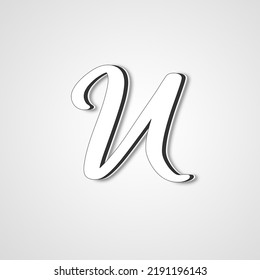 Fancy Font Effect With Highlight  Shadow Effect
