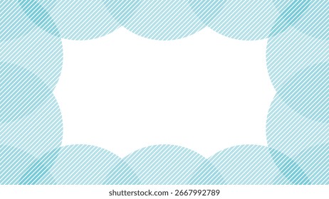 Fancy frame background image in summer colors