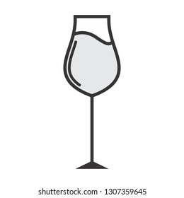 Fancy glass filled icon
