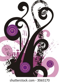 Fancy grunge background. Check my portfolio for more of this series as well as thousands of other great vector items.
