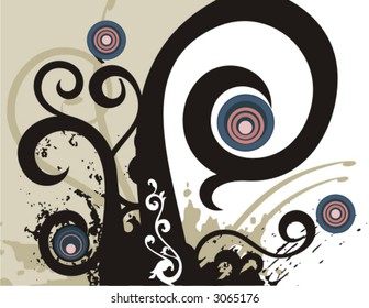 Fundo grunge bonito. Verifique meu portfólio para mais desta série, bem como milhares de outros grandes itens vetoriais.