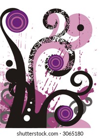 Fancy grunge background. Check my portfolio for more of this series as well as thousands of other great vector items.