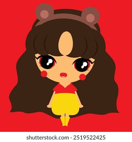 Fancy Halloween costume girl, Girl in fancy dress, Elegant Halloween costume, Fancy dress clip art