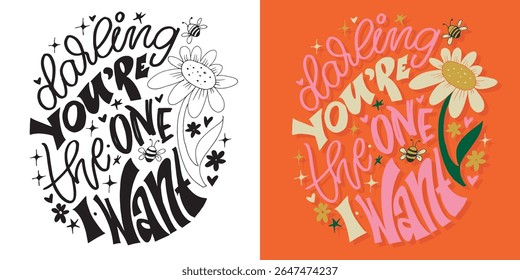 Fancy hand drawn doodle lettering quote. Lettering for t-shirt design, mug print, bag print, clothes fashion. 100% hand drawn vector image.
