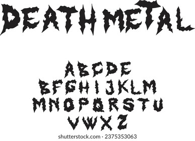 Fancy Horror Print Texture Font. Bold Condensed Display Font with a detailed. Suitable for larger font sizes.