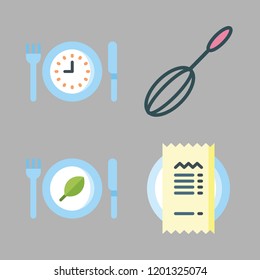 fancy icon set. vector set about restaurant and mixer icons set.