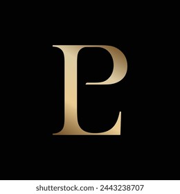 Fancy interconnected letter P and L. Suitable for jewelry business logo