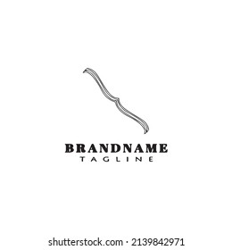 fancy logo cartoon icon design template black modern vector illustration