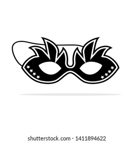 Fancy mask icon. Vector concept illustration for design.